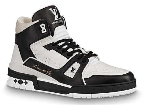 black and white lv shoes|louis vuitton shoes black.